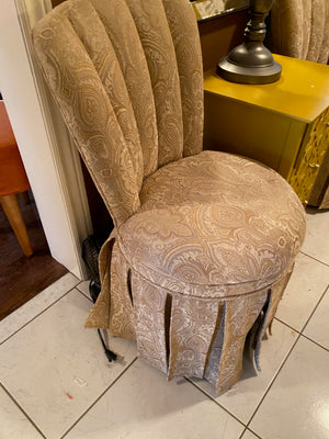 2 Bombay & Co Accent Chairs + Yellow 3 Drawer Table