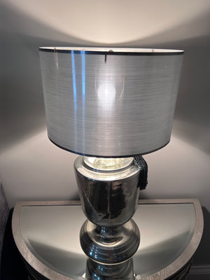 Pair of Silver Table Lamps