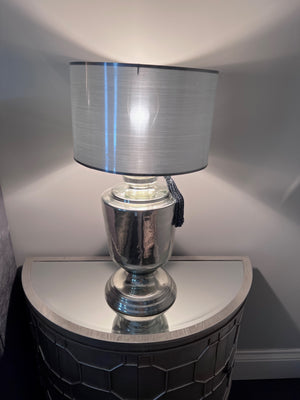 Pair of Silver Table Lamps