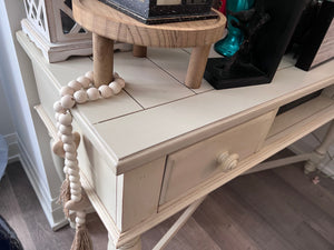 Broyhill White Console Table # 2