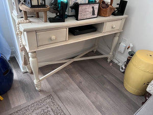 Broyhill White Console Table # 2