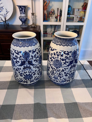 Pair of Bombay Company Large Vases