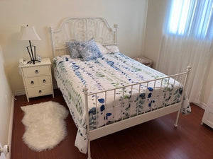 IKEA Leirvik White Double Bed Frame