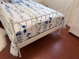 IKEA Leirvik White Double Bed Frame