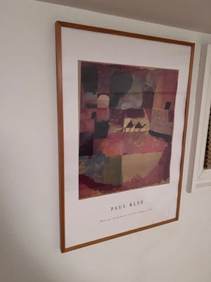 Paul Klee "With Two Dromedaries and One Donkey 1919" Framed Poster
