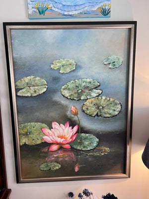 Bombay Company Framed Wall Art- Waterlily by W. Cullen