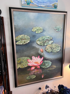 Bombay Company Framed Wall Art- Waterlily by W. Cullen