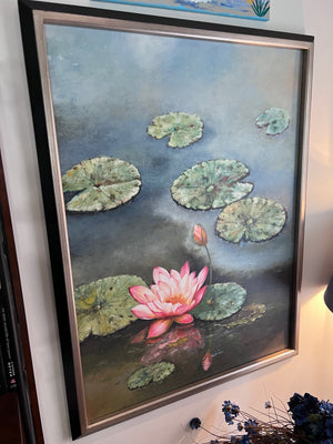 Bombay Company Framed Wall Art- Waterlily by W. Cullen