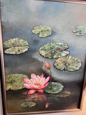 Bombay Company Framed Wall Art- Waterlily by W. Cullen