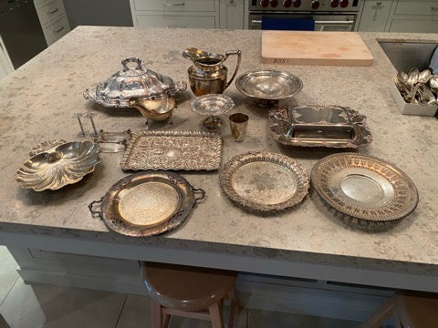 Silver Plated Lot # 1