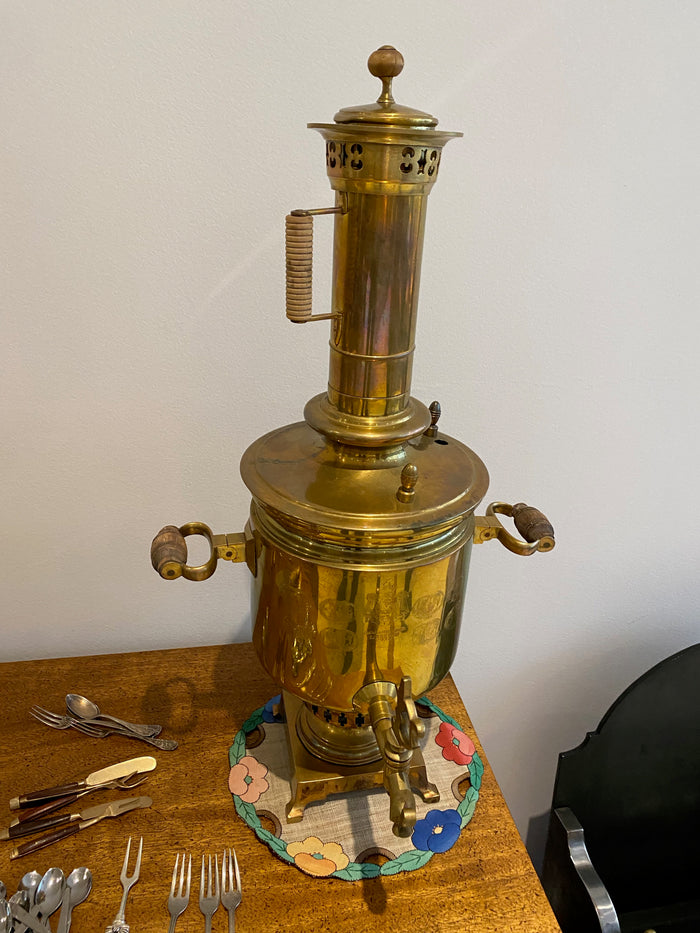 Antique Moroccan Brass Samovar