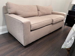 Beige Upholstered Sofa