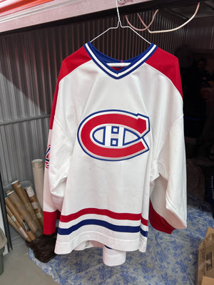 Montreal Canadiens- Yanic Perreault- NHL Game-Worn Home Jersey- MeiGray Group- *COA INCLUDED