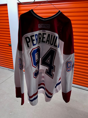 Montreal Canadiens- Yanic Perreault- NHL Game-Worn Home Jersey- MeiGray Group- *COA INCLUDED