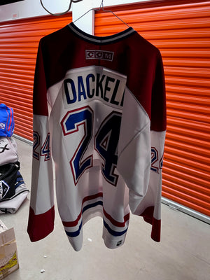 Montreal Canadiens- Andreas Dackell- NHL Game-Worn Home Jersey- MeiGray Group- *COA INCLUDED