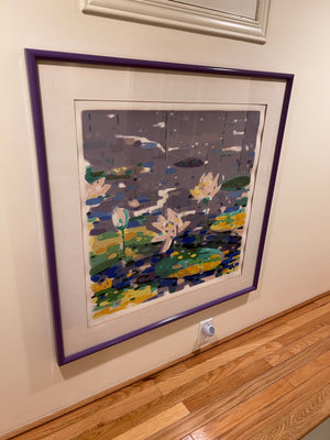 Limited Edition Print, Purple Frame