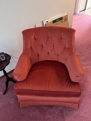 Vintage Drexel Heritage Upholstered Armchair