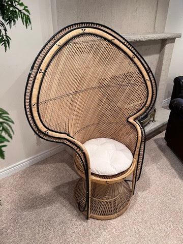 Bohemian wicker chair hot sale