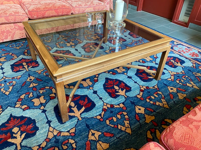 Coffee table deals with glass insert