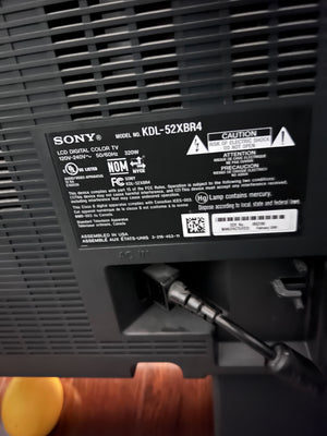 Sony KDL-52XBR4 LCD 52" TV