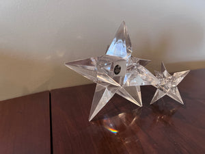 2 ROSENTHAL Studio Line Vintage Crystal Star Candle Holders