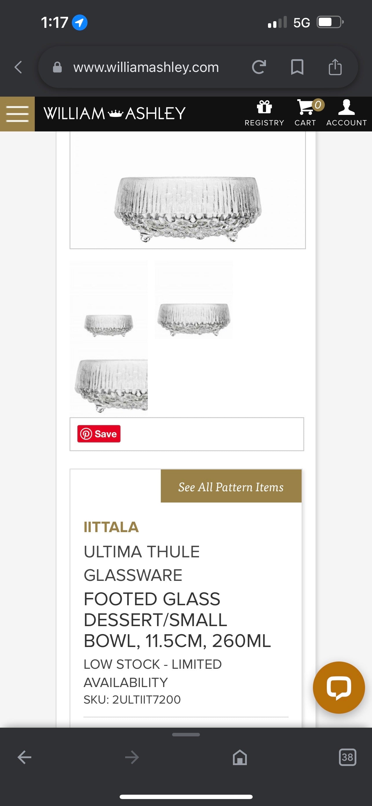 6 iittala Ultima Thule Footed Glass Dessert Bowls – Sell My Stuff