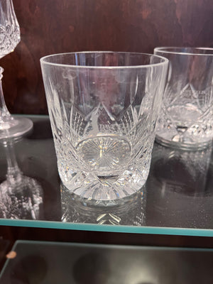 4 Stuart Crystal Tumblers