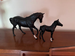 2 Beswick Porcelain Horse Figurines