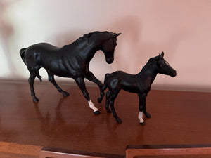 2 Beswick Porcelain Horse Figurines