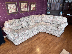 Vintage Brunetti Furniture Upholstered Sectional Sofa