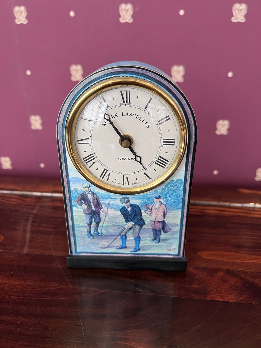 Roger Lascelles Clocks of London- Golfer Clock – Sell My Stuff Canada ...