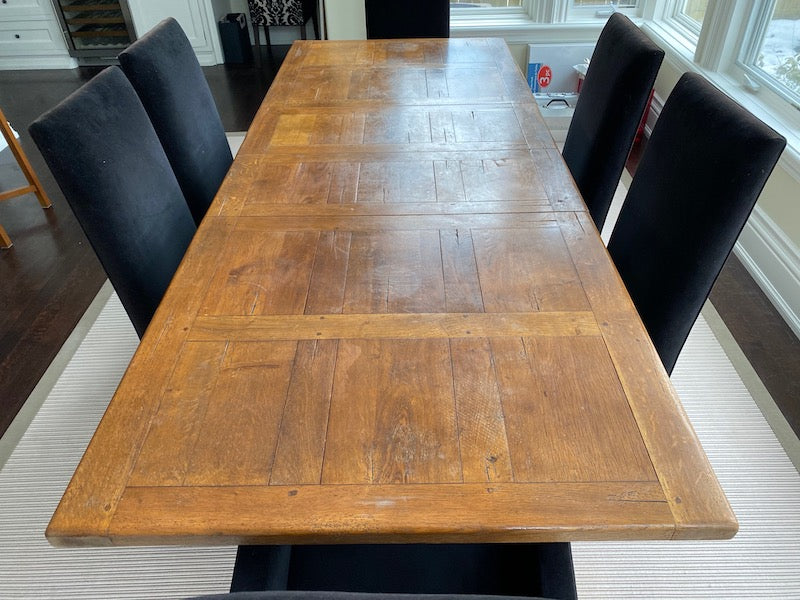 The Excellent Craftsmanship Of Carpenters Turns Waste Wood Into Valuable  Dining Tables And Chairs 