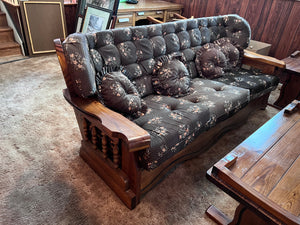 Vintage Solid Wood Frame Sofa