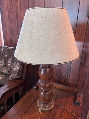 Pair of Vintage Wood Carved Lamps