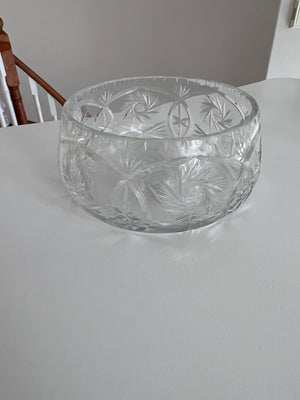 Pinwheel Crystal Bowl