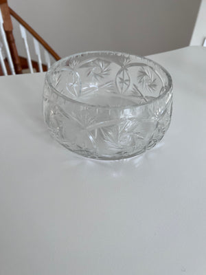 Pinwheel Crystal Bowl