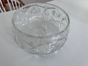 Pinwheel Crystal Bowl