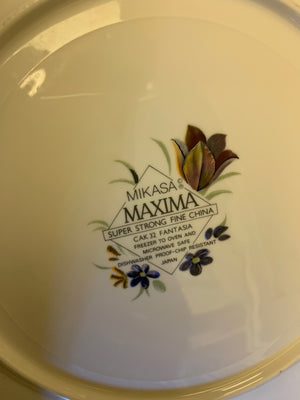 Mikasa Maxima Super Strong Fine China Fantasia Dinnerware Lot- Service for 12