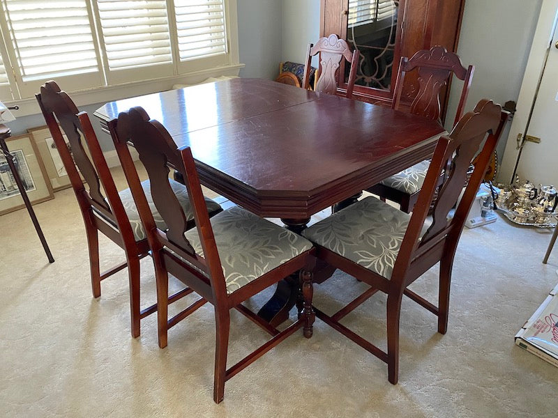 Antique Dining Table + 5 Chairs – Sell My Stuff Canada - Canada's ...