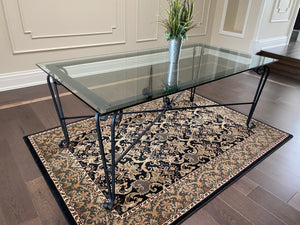 Glass Top Entrance Foyer Table