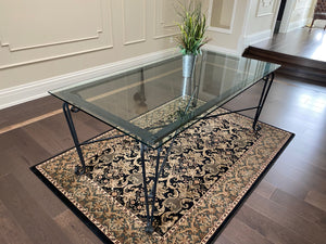 Glass Top Entrance Foyer Table