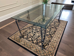 Glass Top Entrance Foyer Table