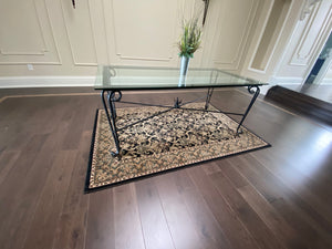 Glass Top Entrance Foyer Table