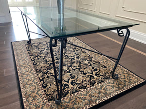 Glass Top Entrance Foyer Table