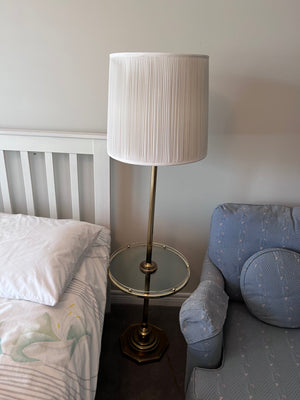 Vintage Floor Lamp Table