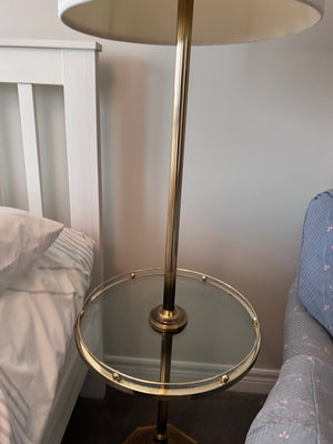 Vintage Floor Lamp Table