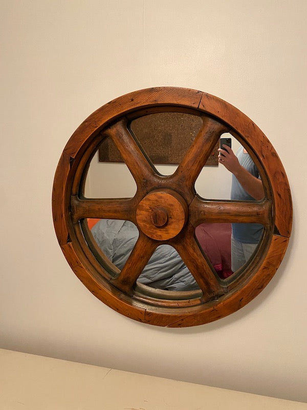 Wagon deals wheel mirror