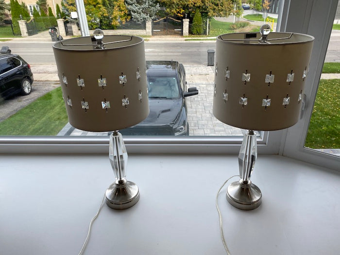 Pair of Illumination Station Table Lamps