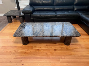 Italian Green Marble Coffee Table