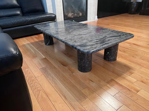 Italian Green Marble Coffee Table